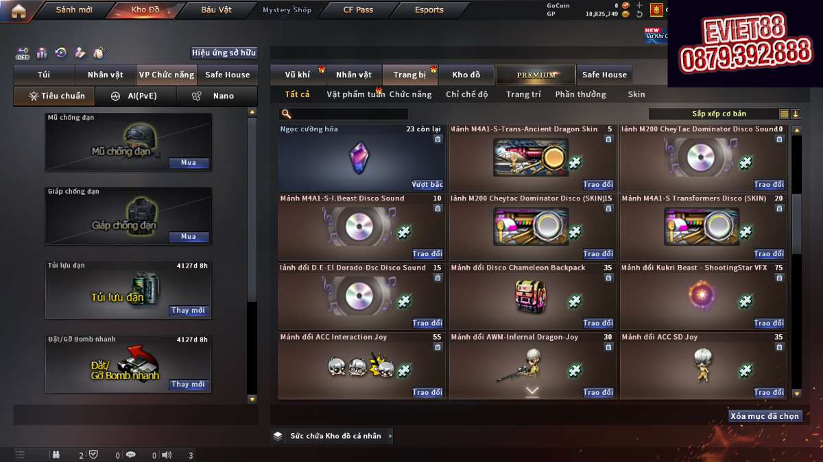 shop acc cf uy tin gia re